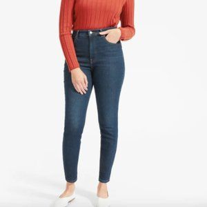 Everlane High Rise Skinny in Deep Blue TALL